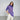 Airy Sweater with Extra High Neck - Purple-0