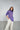 Airy Sweater with Extra High Neck - Purple-0