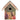 Cedar Wooden A-Frame Birdhouses for Wrens - Easy to Hang-0