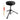 5 Core Height Adjustable Drum Throne with Anti Slip Feet -0