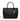 Black - Sophie Vegan Leather Tote Bag-4