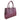 The Signature 17" Leather Bag, Purple-0