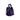 RB1006Y | Bucket Bag with Clutch in Genuine Leather Made in Italy. Shoulder bag with shiny gold metal lobster clasp attachments - Purple color - Dimensions: 16 x 14 x 21 cm + Handle 13 cm-0