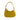 RB1013AR | Women's shoulder bag and removable shoulder strap in Genuine Leather Made in Italy. Attachments with shiny gold metal snap hooks - Mustard color - Dimensions: 28 x 6 x 25 + 12 cm (handle)-1