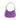 RB1013CI | Women's shoulder bag and removable shoulder strap in Genuine Leather Made in Italy. Attachments with shiny gold metal snap hooks - Lilac color - Dimensions: 28 x 6 x 25 + 12 cm (handle)-1