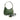 RB1013E | Women's shoulder bag and removable shoulder strap in Genuine Leather Made in Italy. Attachments with shiny gold metal snap hooks - Green color - Dimensions: 28 x 6 x 25 + 12 cm (handle)-0