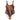 Orange and Indigo Leaf Print One Piece Swimsuit-0