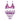 Purple Print Women Recycled High-Waisted Bikini-1