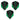 Viper Black Flux Dart Flights Standard Green-2