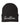 Beanie Knit Cap - Good Vibes Embroidered Hat / White Text-11