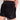 2-in-1 Mesh Split Run Short 4" - ALL BLACK-2