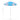 vidaXL Beach Umbrella Shelter Blue and White 70.9" Fabric-5
