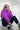 Faux Fur Oversized Purple Hoodie-3